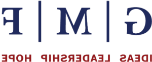 German 马歇尔 Fellowship GMF logo; second line reads "的想法, Leadership, Hope"